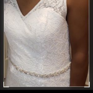 David’s bridal Pearl bridal belt
